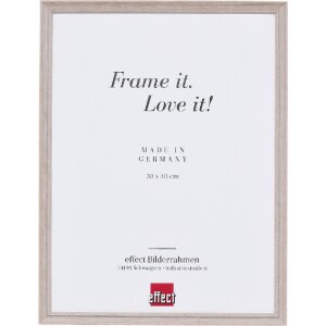 Marco de fotos de madera Effect Profil 2440 marrón claro 40x40 cm con vidrio decorativo