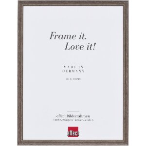 Marco de fotos de madera Effect Profil 2440 Marrón 30x30 cm con vidrio decorativo resistente a UV