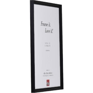 Marco de fotos de madera Effect Profil 2440 Negro 20x25 cm con vidrio decorativo