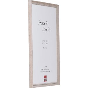 Marco de fotos de madera Effect Profil 2440 marrón claro 18x24 cm con vidrio decorativo