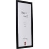 Marco de fotos de madera Effect Profil 2440 Negro 18x24 cm con vidrio decorativo