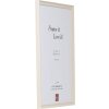 Marco de fotos de madera Effect Profil 2440 blanco 7x10 cm con vidrio decorativo