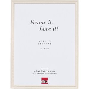 Marco de fotos Effect Profil 2440 Blanco 30x30 cm con vidrio antirreflejos