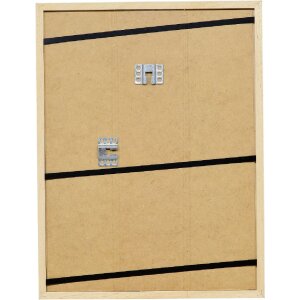 Marco de fotos de madera Profil 2440 Blanco 25x60 cm con cristal transparente