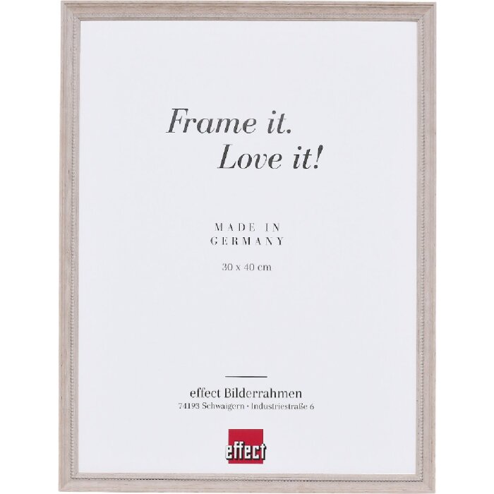 Marco de fotos de madera Effect Profil 2440 marrón claro 20x25 cm con cristal transparente