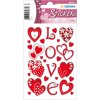 Etiquetas decorativas Magic Hearts Jewel 1 hoja.