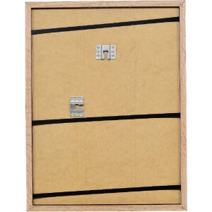 Marco de fotos de madera Profil 2430 nogal 10,5x14,8 cm vidrio transparente con soporte de distancia