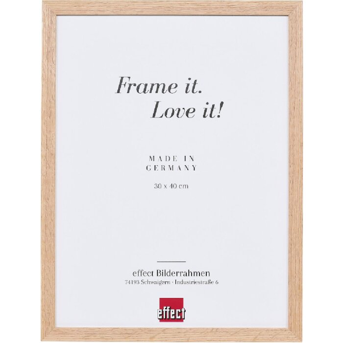 Marco de fotos Effect Profil 2430 de madera 70x70 cm roble vidrio decorativo