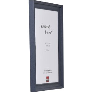 Marco de fotos Effect Holzrahmen Profil 2420 20x30 cm Gris con cristal de museo