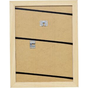 Marco de fotos de madera Profil 2420 blanco 30x45 cm con vidrio decorativo