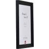 Marco de fotos de madera Profil 2420 negro 28x35 cm con vidrio decorativo