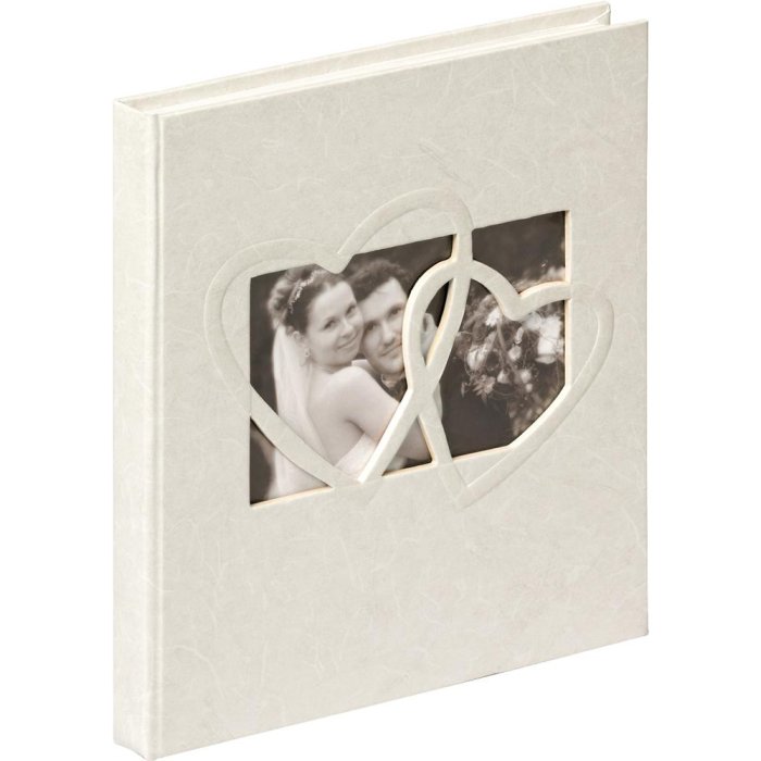 Walther Libro de Invitados Boda Dulce Corazón 23x25 cm 144 páginas blancas