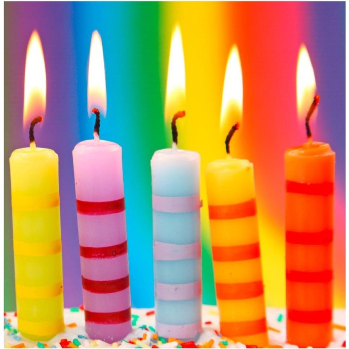 Velas de cumpleaños Mini Card