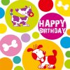Mini tarjeta Artebene Cumpleaños-Perros