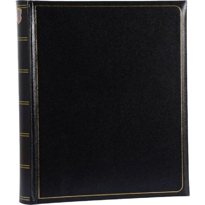 Henzo Álbum de fotos memoria negro 30x36,5 cm 100 páginas blancas