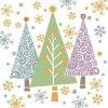 Mini tarjeta Artebene Navidad-abeto-taupe