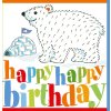 Mini Card Art Level Oso polar-niños
