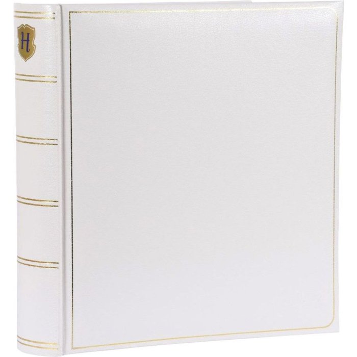 Henzo Álbum de Fotos MEMORY blanco 28x30,5 cm 100 páginas blancas