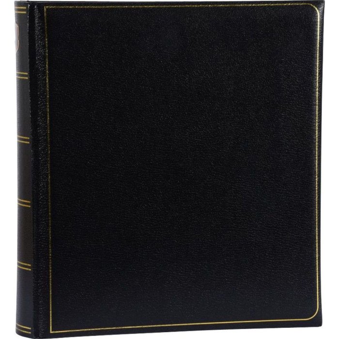 Henzo Álbum de Fotos MEMORY negro 28x30,5 cm 100 páginas blancas