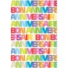 Tarjeta Artebene Bon Anniversaire-multic.