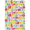 Tarjeta Artebene Felicitaciones-Typo-multic.