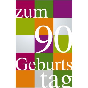Tarjeta de cumpleaños para un 90 cumpleaños