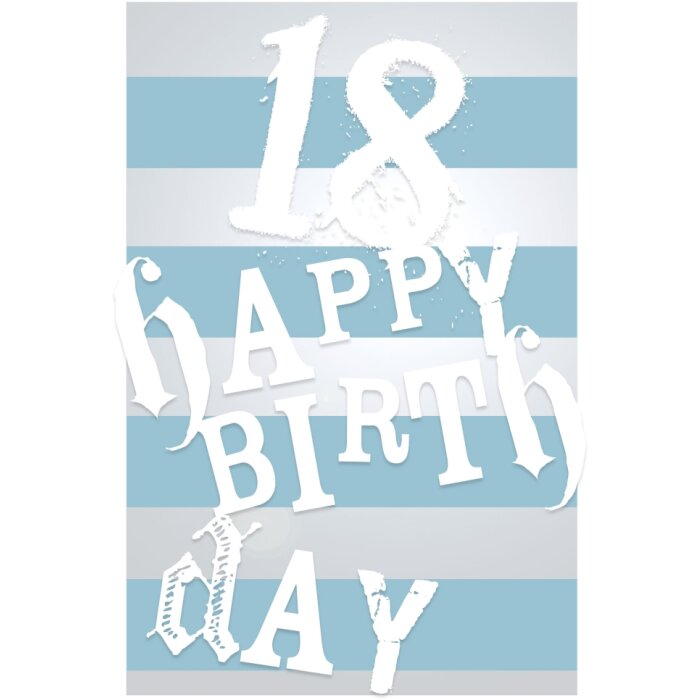 Tarjeta de 18 cumpleaños