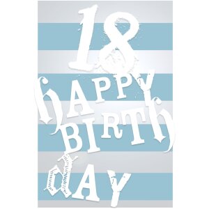 Tarjeta de 18 cumpleaños