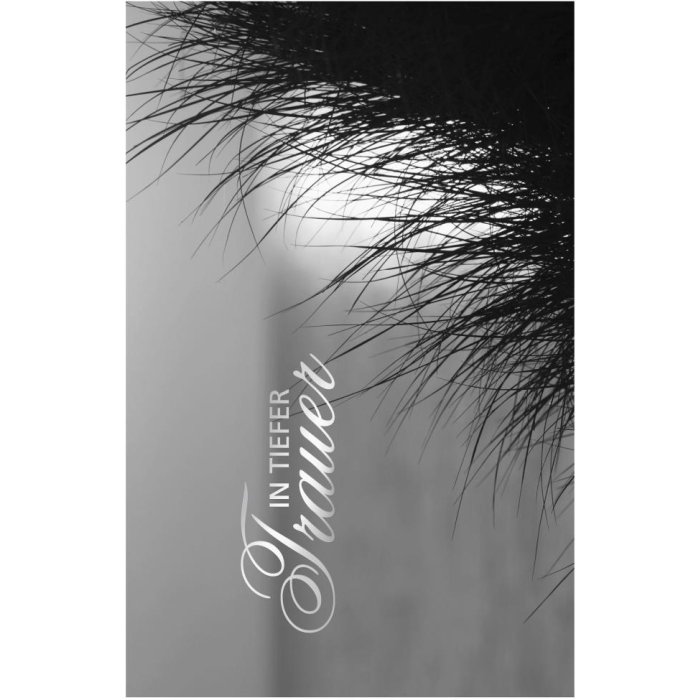 Tipo de tarjeta Embossing-Mourning-Horizon