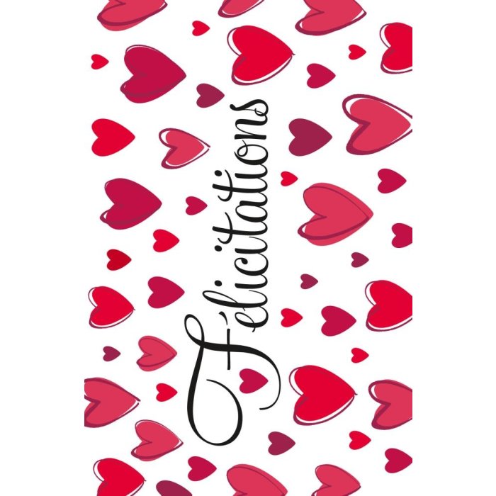 Nivel Artístico Estampación de tarjetas-Felicitaciones-Corazones