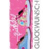 Artebene tarjeta relieve-cumpleaños-zapatillas