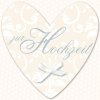 Artebene Estampación de tarjetas-Boda-Corazón-Punzón