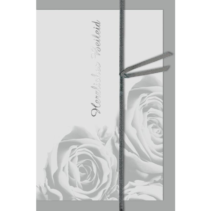 Tarjeta Artebene luto-rosas-transparente