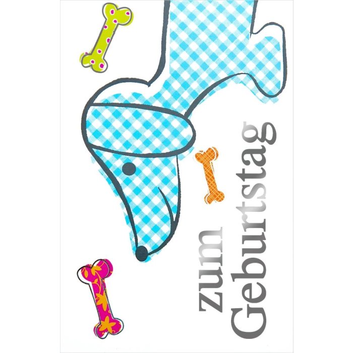 Artebene Tarjeta en relieve-Cumpleaños-Waldi-Pop-up