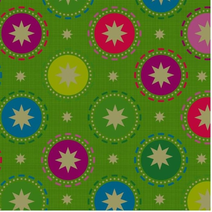 Servilletas de Papel Lunares-Estrellas-Verde