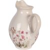 Tetera decorativa Clayre & Eef Beige Rosa 21x16x25 cm