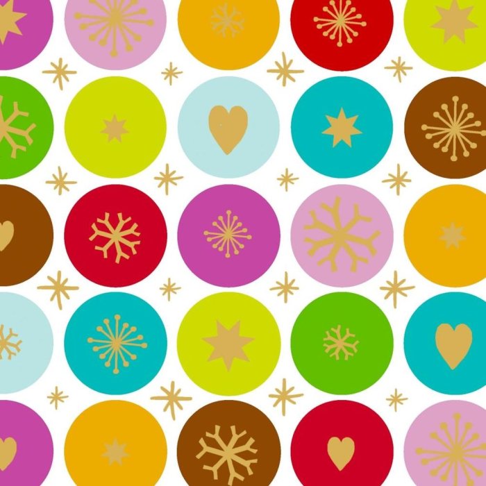 Servilletas de papel Dots-Icons-white-multic.
