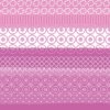Servilletas de papel estampado mixto-rayas-rosa