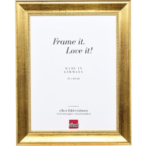 Marco de fotos de madera Effect Profil 95 oro 35x50 cm...