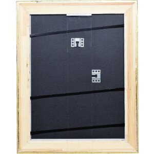 Marco de fotos de madera Profil 95 dorado 18x27 cm con vidrio museo