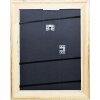 Marco de fotos de madera Profil 95 dorado 18x27 cm con vidrio museo