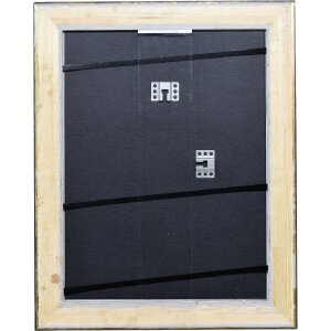 Marco de fotos de madera Effect Profil 95 negro 10x15 cm vidrio de museo