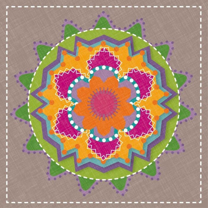 Servilletas de papel Kaleido-taupe