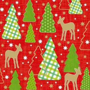 Servilletas de papel Bambi-rojo