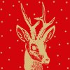 Servilletas de Papel Roebuck-Rojo-Oro