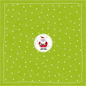 Servilletas de Papel Santa-Mini-Verde