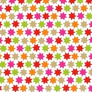 Servilletas de Papel Estrellas-Rosa-Verde