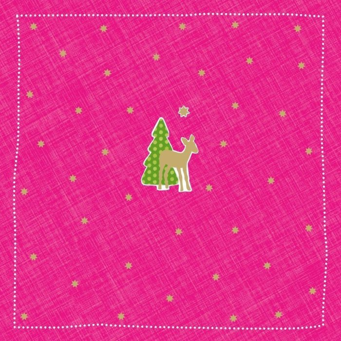 Servilletas de papel Bambi-pequeñas-rosas