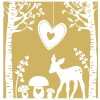 Servilletas de papel Bambi-setas-oro