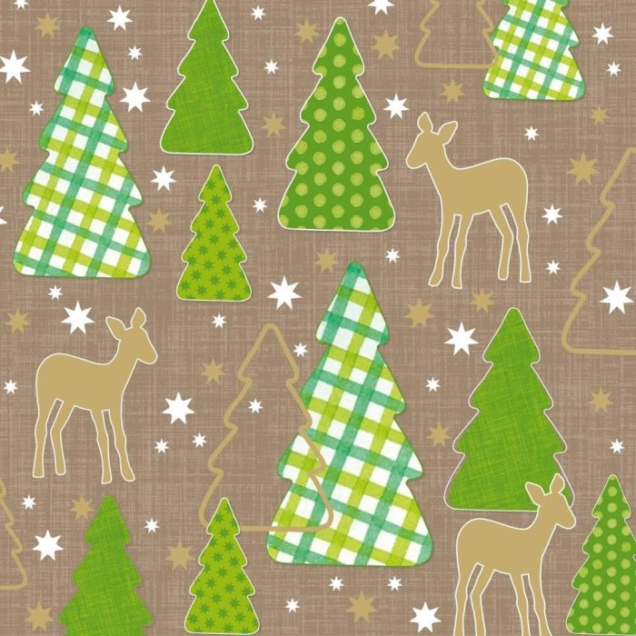 Servilletas de papel Bambi-taupe